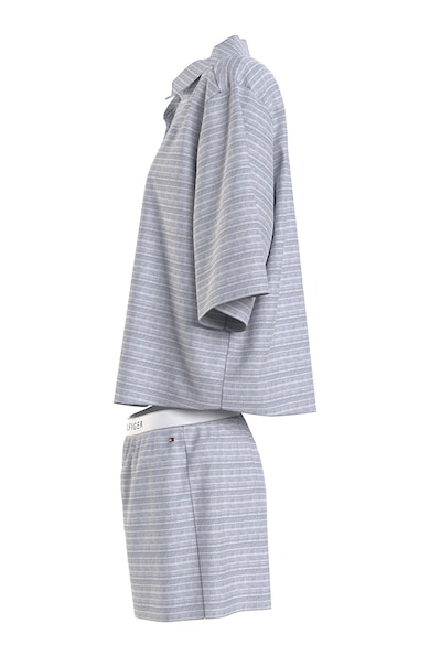 Tommy Hilfiger Len- és pamuttartalmú pizsama női