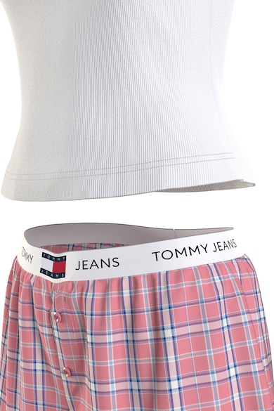 Tommy Hilfiger Pijama cu pantaloni in carouri Femei