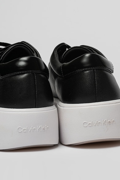 CALVIN KLEIN Кожени спортни обувки с равна платформа Жени
