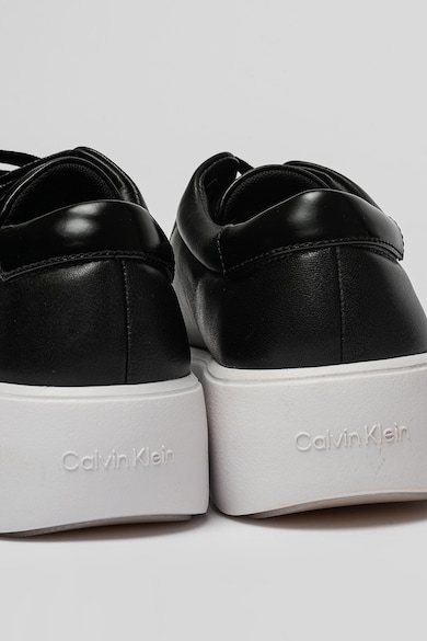 CALVIN KLEIN Flatform bőrsneaker női