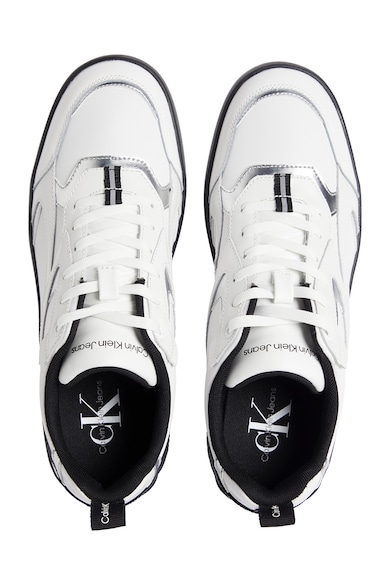 CALVIN KLEIN JEANS Кожени спортни обувки с лого Мъже