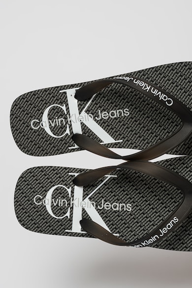 CALVIN KLEIN JEANS Flip-flop papucs logóval férfi