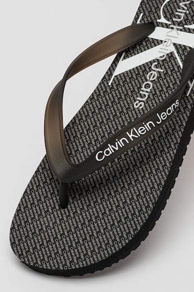 CALVIN KLEIN JEANS Flip-flop papucs logóval férfi