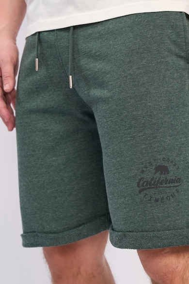 Timeout Мъжки къси панталони с лого и джобове,  Зелени Мъже