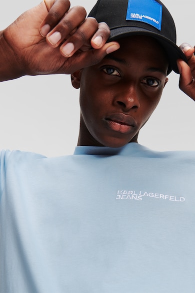 KARL LAGERFELD JEANS Тениска от органичен памук с лого Мъже