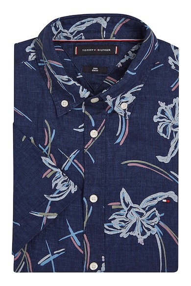 Tommy Hilfiger Ленена флорална риза с копчета Мъже