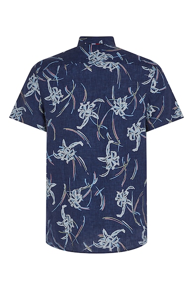 Tommy Hilfiger Ленена флорална риза с копчета Мъже