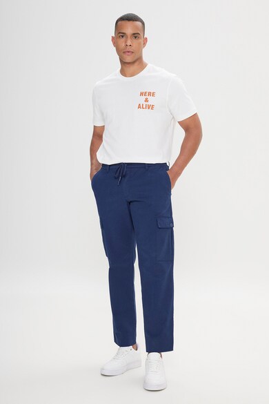 AC&Co Памучен панталон карго с връзка Мъже
