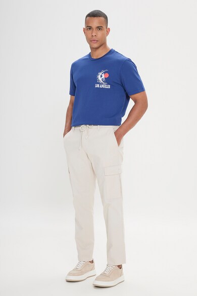 AC&Co Карго панталон карго с памук връзка Мъже