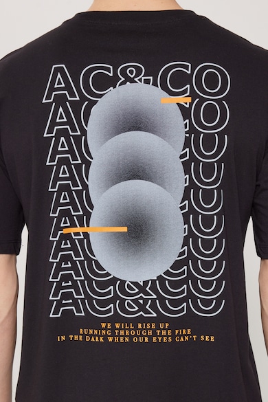 AC&Co Памучна тениска с лого Мъже