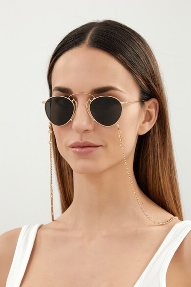 Gucci Унисекс слънчеви очила с верижка Мъже