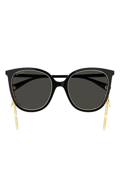 Gucci Ochelari de soare cat-eye cu accesoriu- lant Femei