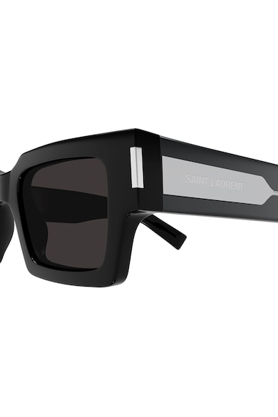 Saint Laurent Унисекс правоъгълни слънчеви очила с масивен дизайн Мъже