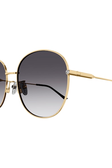 Gucci Овални слънчеви очила с градиента Жени