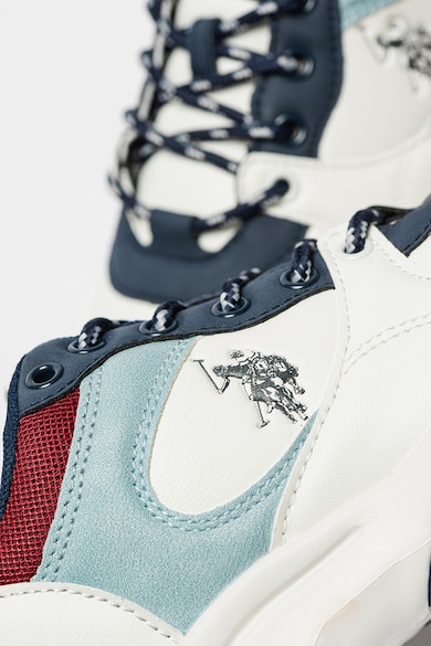 U.S. Polo Assn. Műbőr sneaker logós részletekkel női