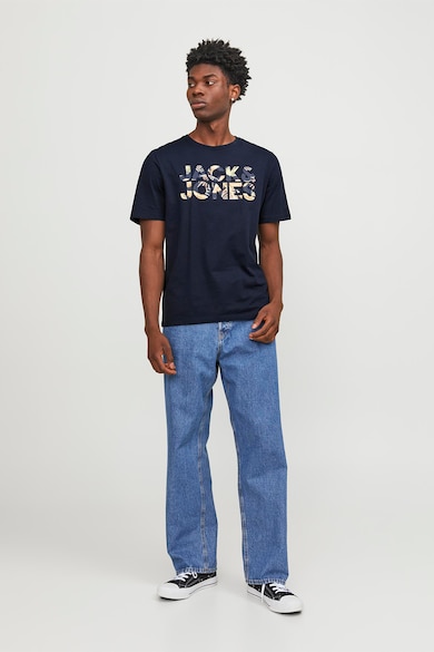 Jack & Jones Logómintás organikuspamut póló férfi