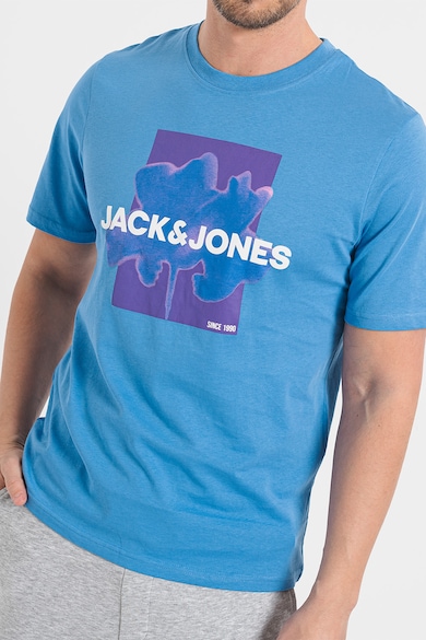 Jack & Jones Kerek nyakú pamutpóló logóval férfi