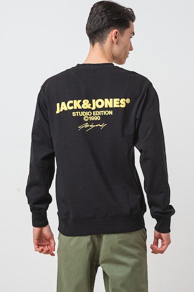 Jack & Jones Kerek nyakú pamutpulóver férfi