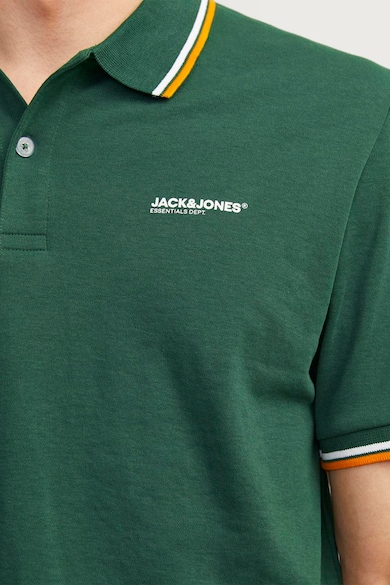 Jack & Jones Тениска с яка и контрасти Мъже