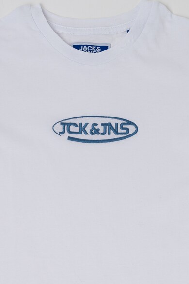 Jack & Jones Памучна тениска с лого и къс панталон, 2 части Момчета