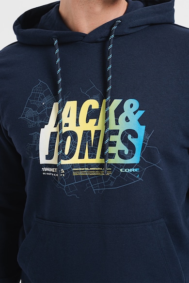 Jack & Jones Худи с памук и лого Мъже