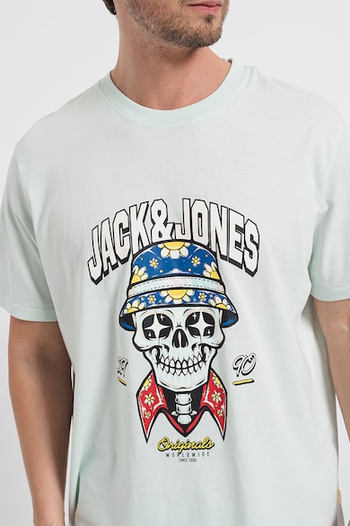 Jack & Jones Coconut kerek nyakú logómintás póló férfi