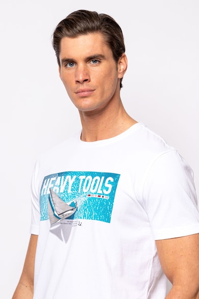 Heavy Tools Памучна тениска Mike Horizon с лого Мъже