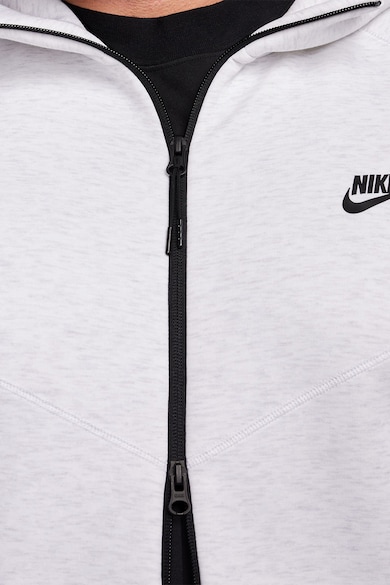 Nike Hanorac din amestec de bumbac cu fermoar pentru fitness Barbati