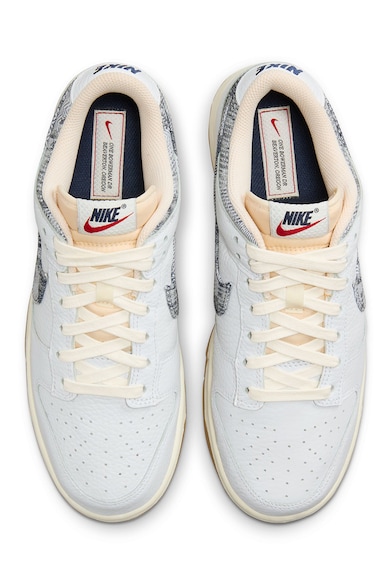 Nike Pantofi sport din piele cu imprimeu logo Dunk Barbati