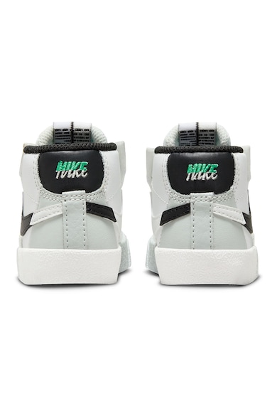 Nike Pantofi sport mid-high din piele cu garnituri din material sintetic Blazer 77" Baieti