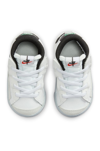 Nike Pantofi sport mid-high din piele cu garnituri din material sintetic Blazer 77" Baieti
