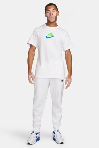 Nike Tricou cu decolteu la baza gatului si imprimeu logo Barbati