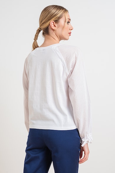 Stefanel Памучна блуза с ръкави реглан Жени