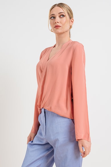 Stefanel Асиметрична блуза със застъпено деколте Жени