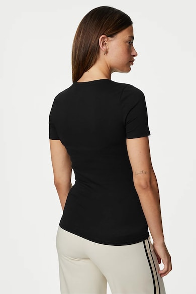 Marks & Spencer Памучна тениска по тялото Жени