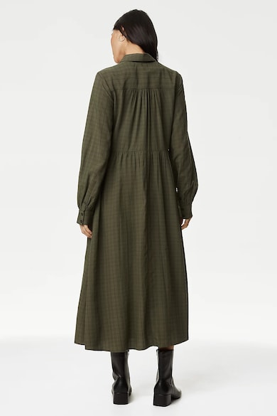 Marks & Spencer Карирана дълга рокля Жени
