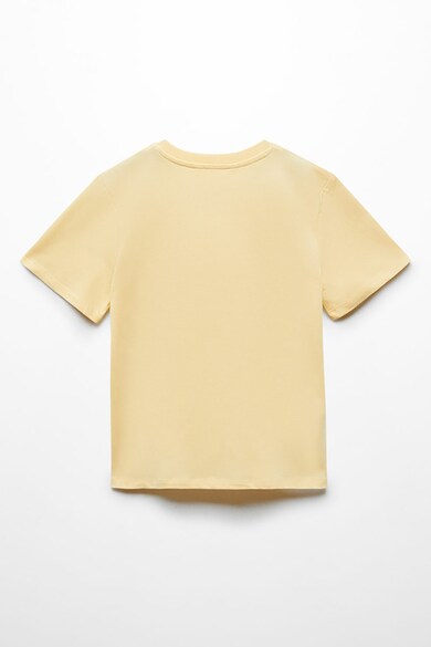 Mango Памучна тениска Basic с джоб Момчета