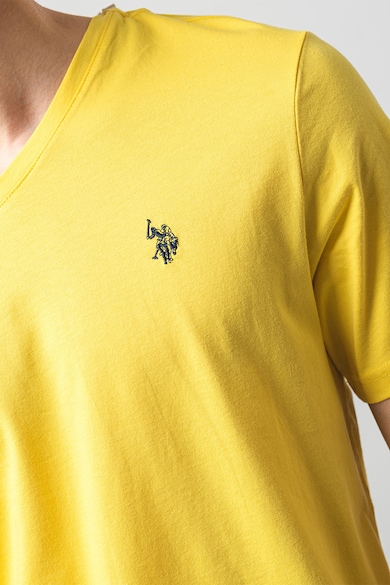 U.S. Polo Assn. U.S. Polo Assn, Памучна тениска с шпиц Мъже