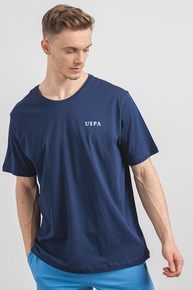 U.S. Polo Assn. U.S. Polo Assn, Тениска с овално деколте и принт на гърба Мъже