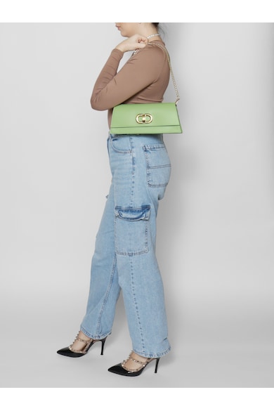 Roberta Rossi Кожена чанта с отделяща се презрамка с верижка Жени