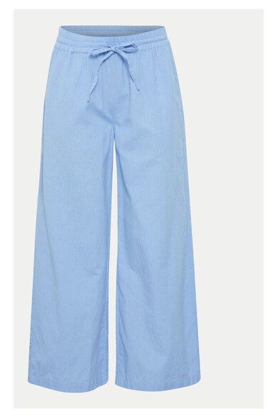 Pantaloni dama - 303668686 - Albastru - Bumbac