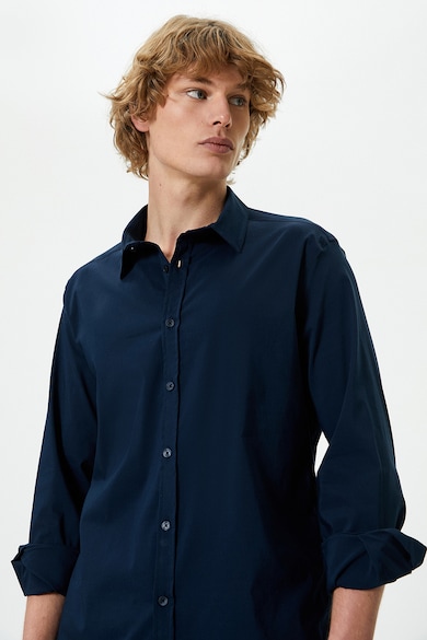 KOTON Egyszínű ing klasszikus gallérral férfi