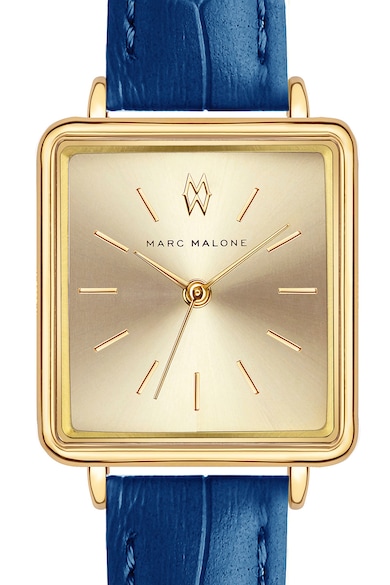 Marc Malone Кварцов часовник с кожена каишка Жени