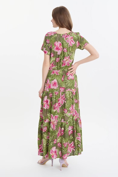 GreenPoint Дълга флорална рокля Жени