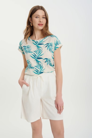 GreenPoint Десенирана блуза с памук Жени