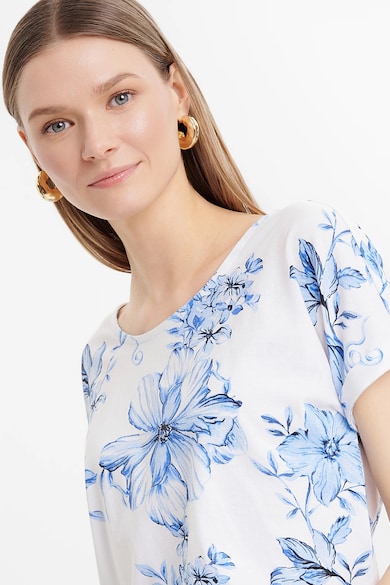 GreenPoint Tricou cu imprimeu floral Femei