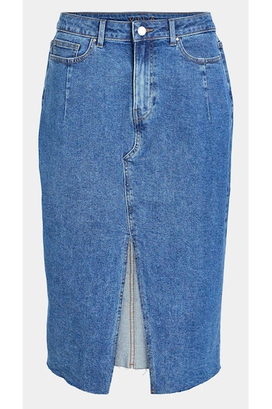 Fusta dama - Bumbac - Albastru - Albastru