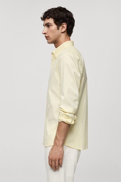Mango Памучна риза Pego със стандартна кройка Мъже