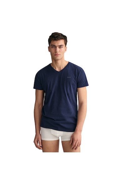 Gant Памучна тениска с шпиц - 4 броя Мъже