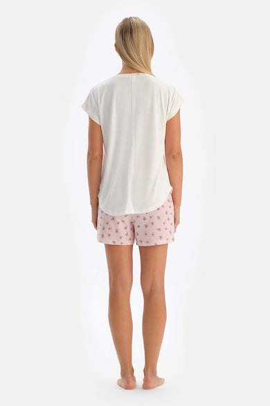 DAGI Modáltartalmú pizsama-rövidnadrág szett - 2 db női